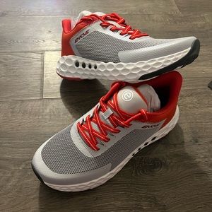 Men’s Easy Spirit Running Shoes Red White Size 10.5 Brand New